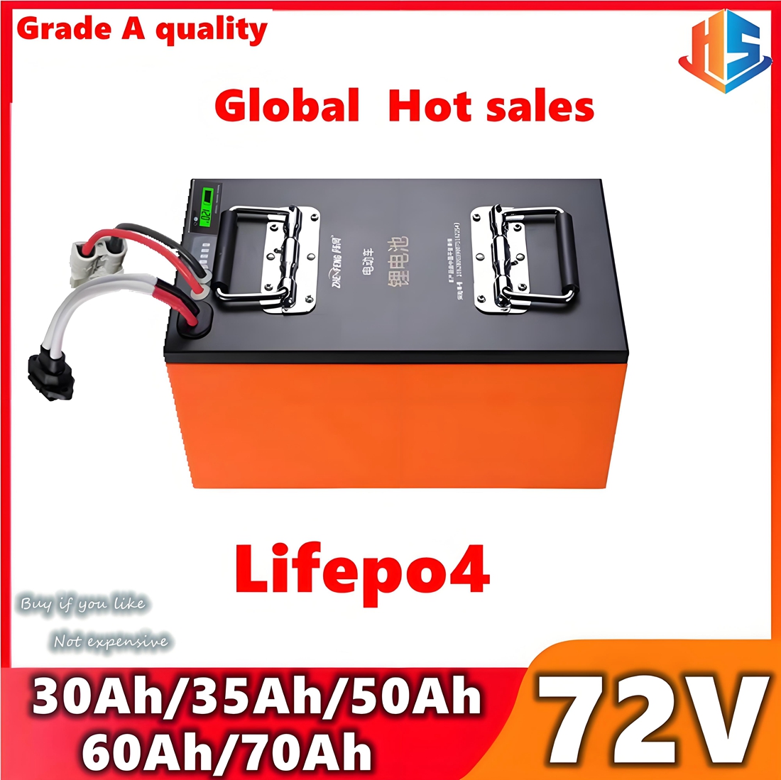 72V 40Ah Lifepo4 Battery Pack - สกู๊ตเตอร์ไฟฟ้า EV แบตเตอรี่ Lifepo4 72V 50Ah