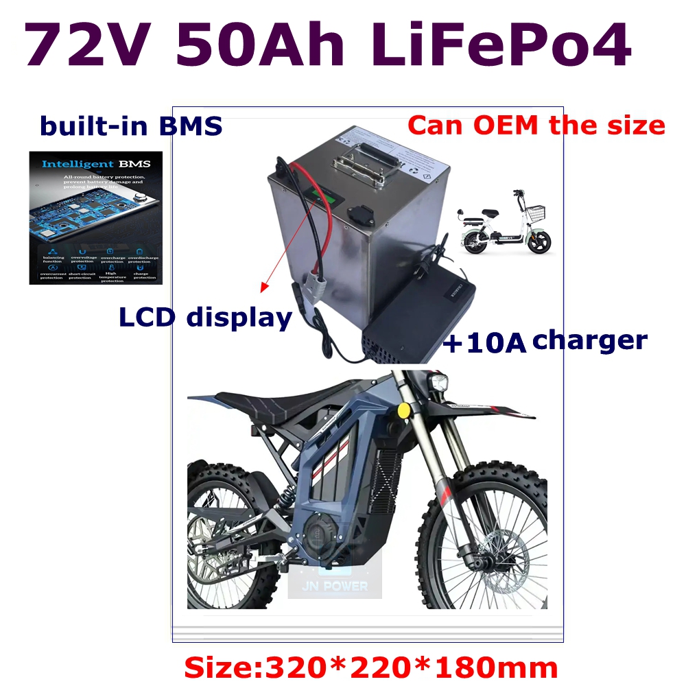 72V 40Ah Lifepo4 Battery Pack - JN-24S 72V 50Ah lifepo4 แบตเตอรี่ลิเธียม BMS