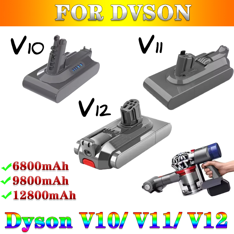 60V 50Ah Electric Scooter Battery - ✅ แบตเตอรี่ลิเธียมไอออน 12800mAh 21.6V/25.2V รุ่นอัปเกรดสำหรับ Dyson