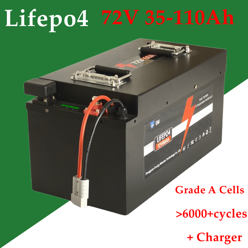 72V 35Ah แบตเตอรี่ลิเธียม 40Ah - 72V 40Ah Lifepo4 Battery Pack บทวิจารณ์และราคา