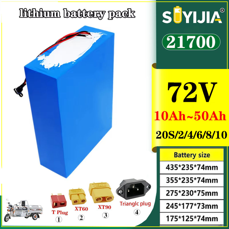 แบตเตอรี่ลิเธียม 21700 72V 50A - 72V 50Ah 21700 Lithium Battery บทวิจารณ์และราคา