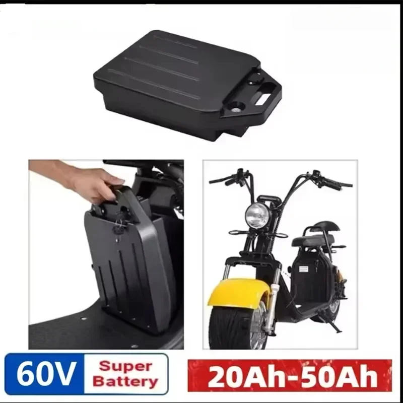 แบตเตอรี่ลิเธียมแบบถอดเปลี่ยนเ - 60V 50Ah Electric Scooter Battery บทวิจารณ์และราคา