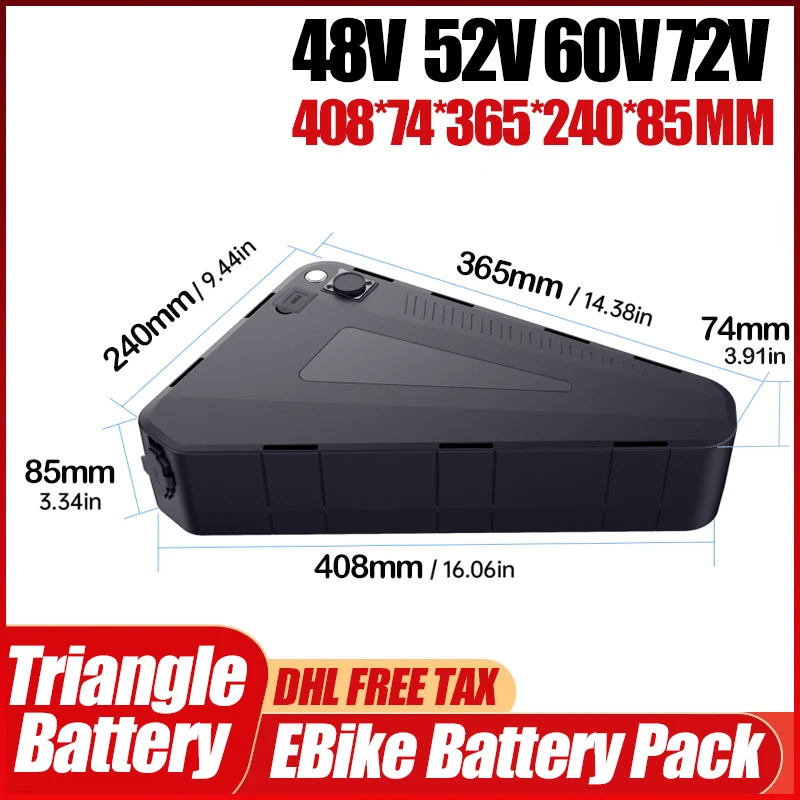 แบตเตอรี่จักรยานไฟฟ้า 60v 72v  - 72V 50Ah 21700 Lithium Battery บทวิจารณ์และราคา