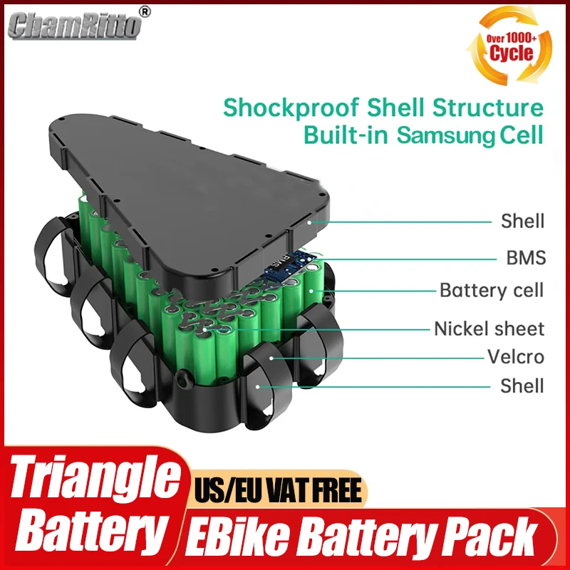 แบตเตอรี่ลิเธียม 36v 48v 52v 6 - 72V 50Ah 21700 Lithium Battery บทวิจารณ์และราคา