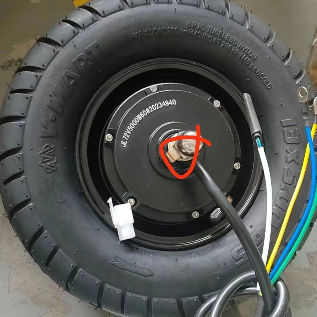 มอเตอร์ฮับล้อขับเคลื่อนสำหรับส - 13 Inch 72V 5000W Brushless Motor บทวิจารณ์และราคา