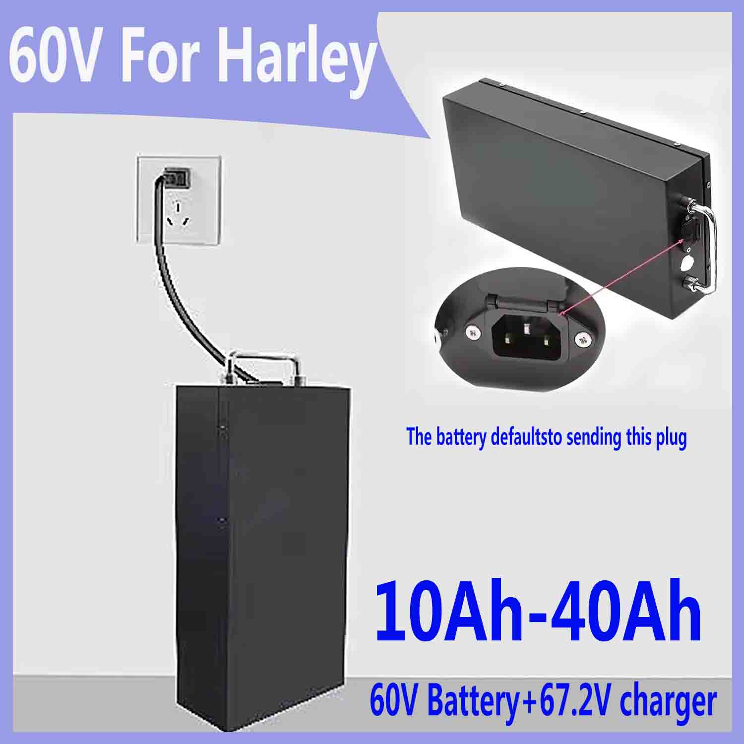 สำหรับแบตเตอรี่ฮาร์เลย์ 60V 20 - 60V 50Ah Electric Scooter Battery บทวิจารณ์และราคา
